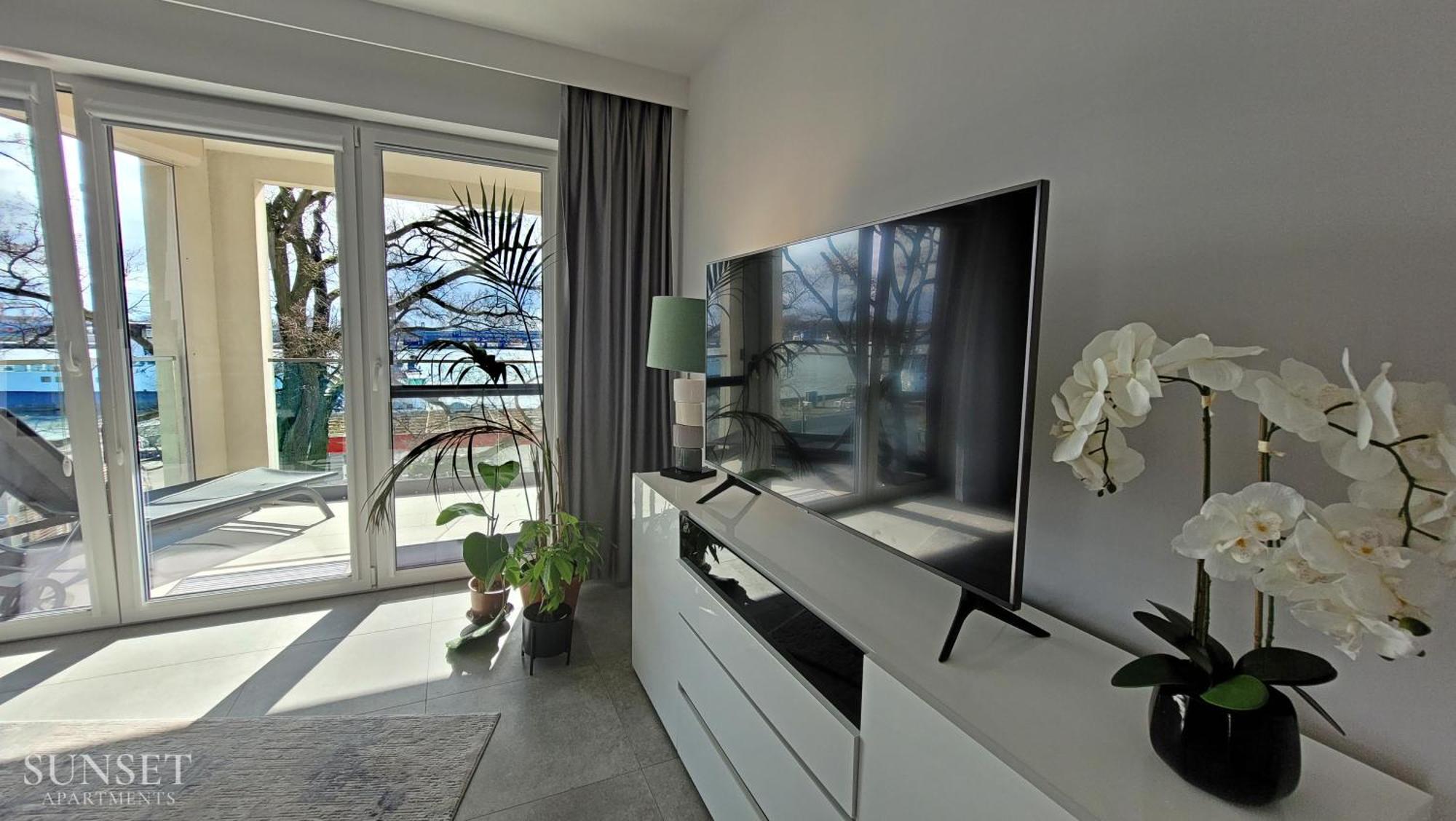 Sunset Apartments - Flotylla. Widok Na Port + Parking. シフィノウイシチェ エクステリア 写真